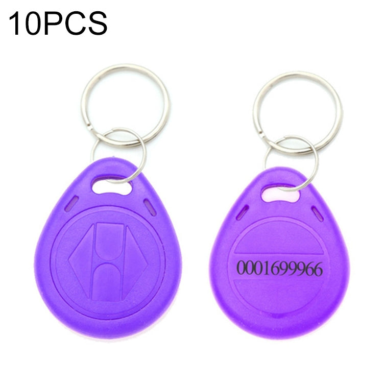 10 PCS 125KHz TK/EM4100 Proximity ID Card Chip Keychain Key Ring 10 PCS 125KHz TK/EM4100 Proximity ID Card Chip Keychain Key Ring